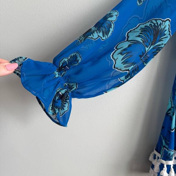 Rebel Athletic Blue Hawaiian Custom Team Cover-up YS - Picture 4 of 10